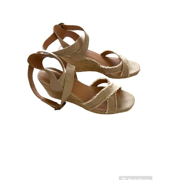 Lucky Brand Espadrille Wedge Sandals Women's 9.5 - Picture 6 of 8